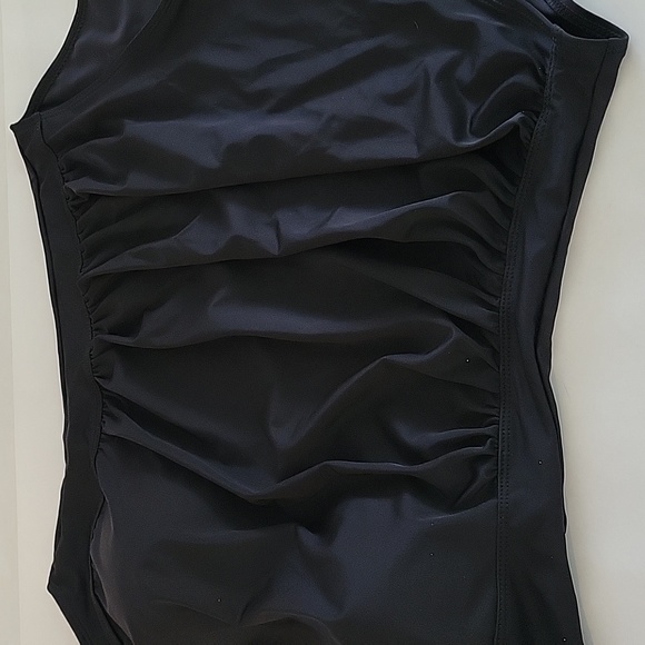 Women's Vintage Padded Push Up One Piece Swimsuits Tummy Control Bathing Suits - Picture 5 of 16